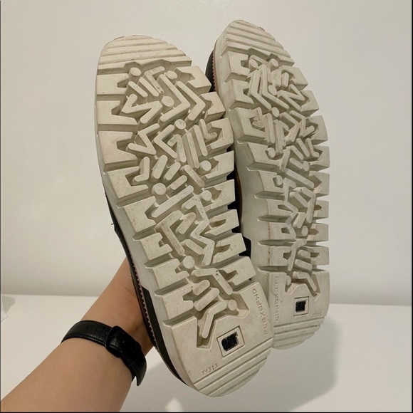 CAT leather loafer platform with heel - Picture 3 of 5